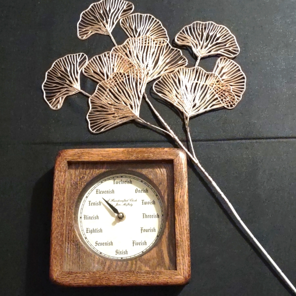 Novelty wall clock noonish